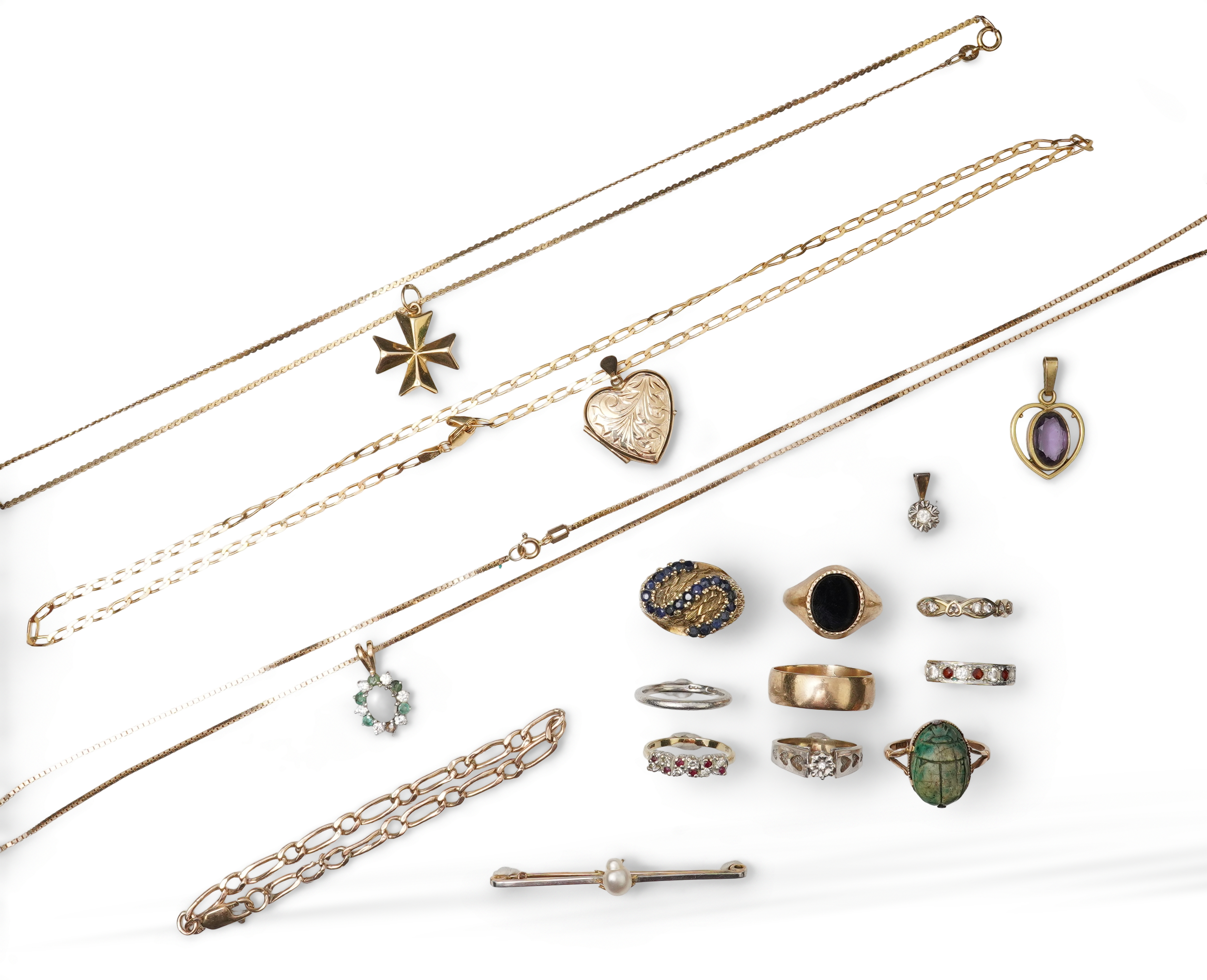 A collection of jewels